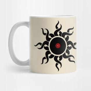 Vinyl Record Tribal Design Mug